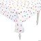 40" x 100 ft. Birthday Sprinkles Disposable Plastic Tablecloth Roll